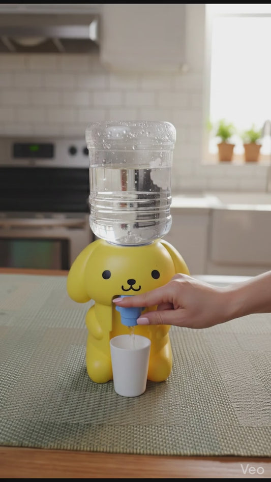 Portable Mini Water Dispenser with Cup – Creative Kitchen Accessory for Children