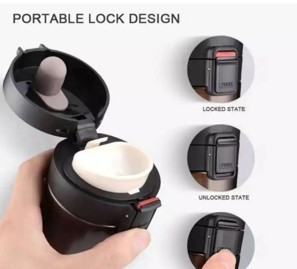 Premium Stainless Steel Vacuum Insulated Coffee Travel Mug (500ml) – Hot & Cold