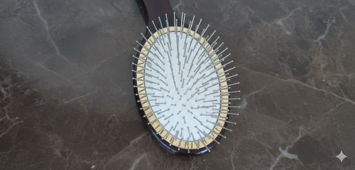 Luxury Stainless Steel Brush – Anti-Static & Everlasting