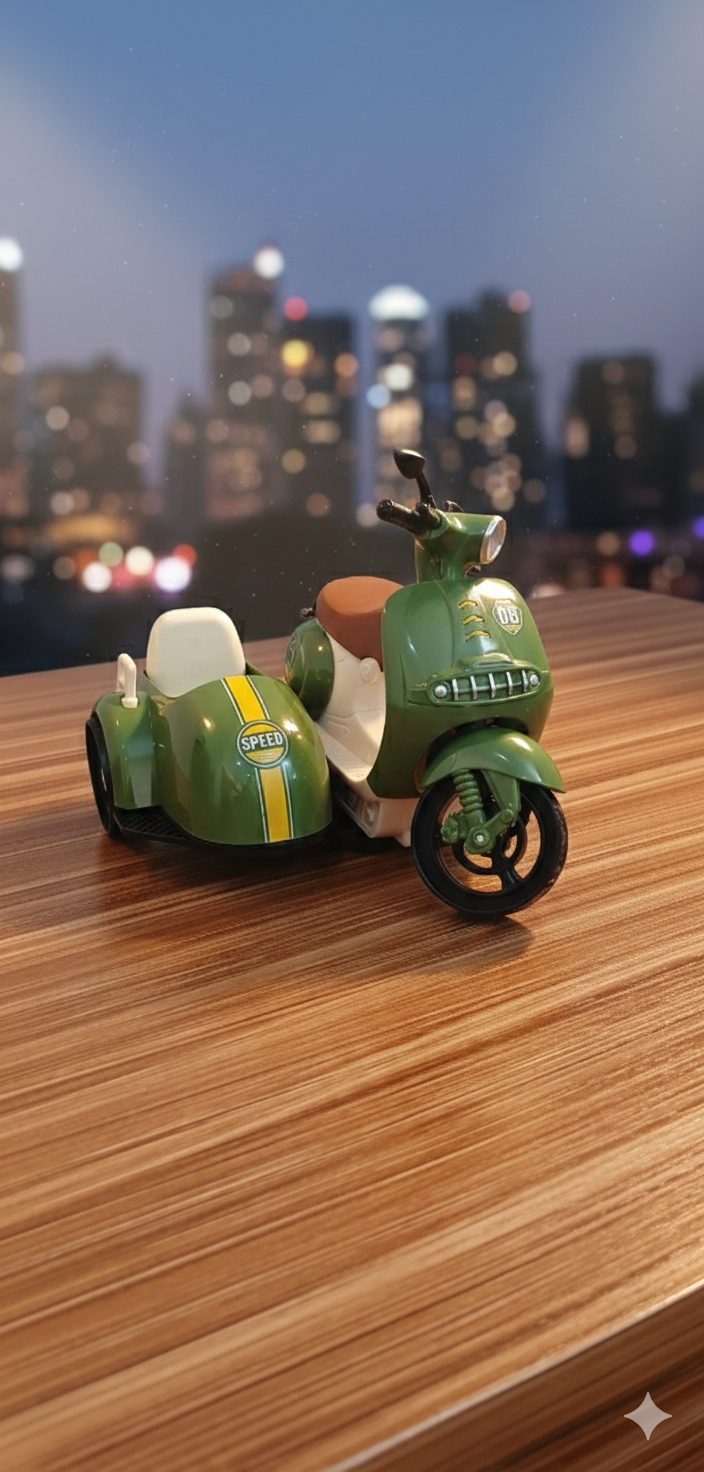 Mini scooter with sidecar/perfect gift for birthday