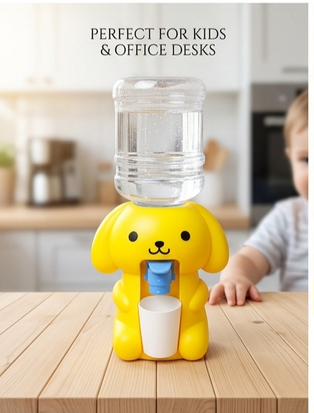 Portable Mini Water Dispenser with Cup – Creative Kitchen Accessory for Children