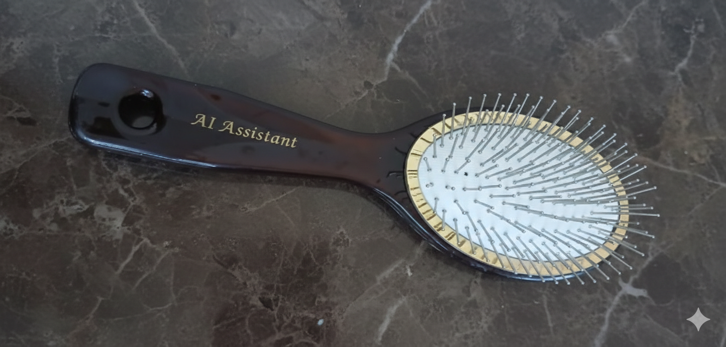 Luxury Stainless Steel Brush – Anti-Static & Everlasting