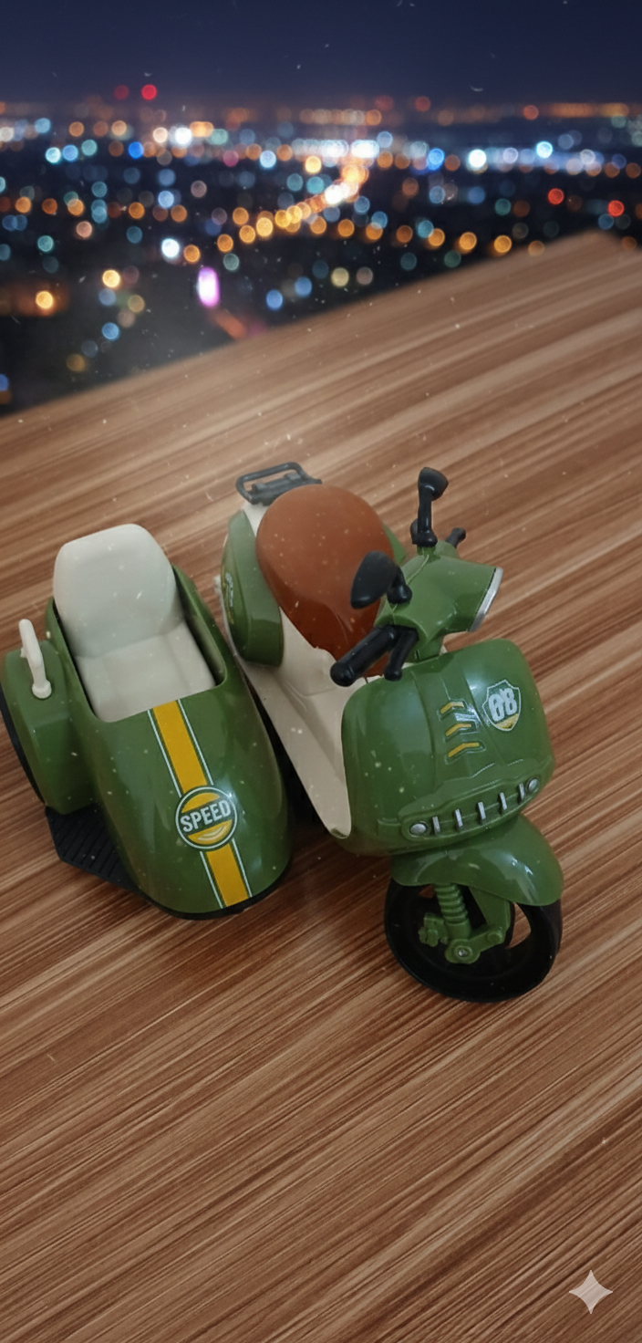 Mini scooter with sidecar/perfect gift for birthday