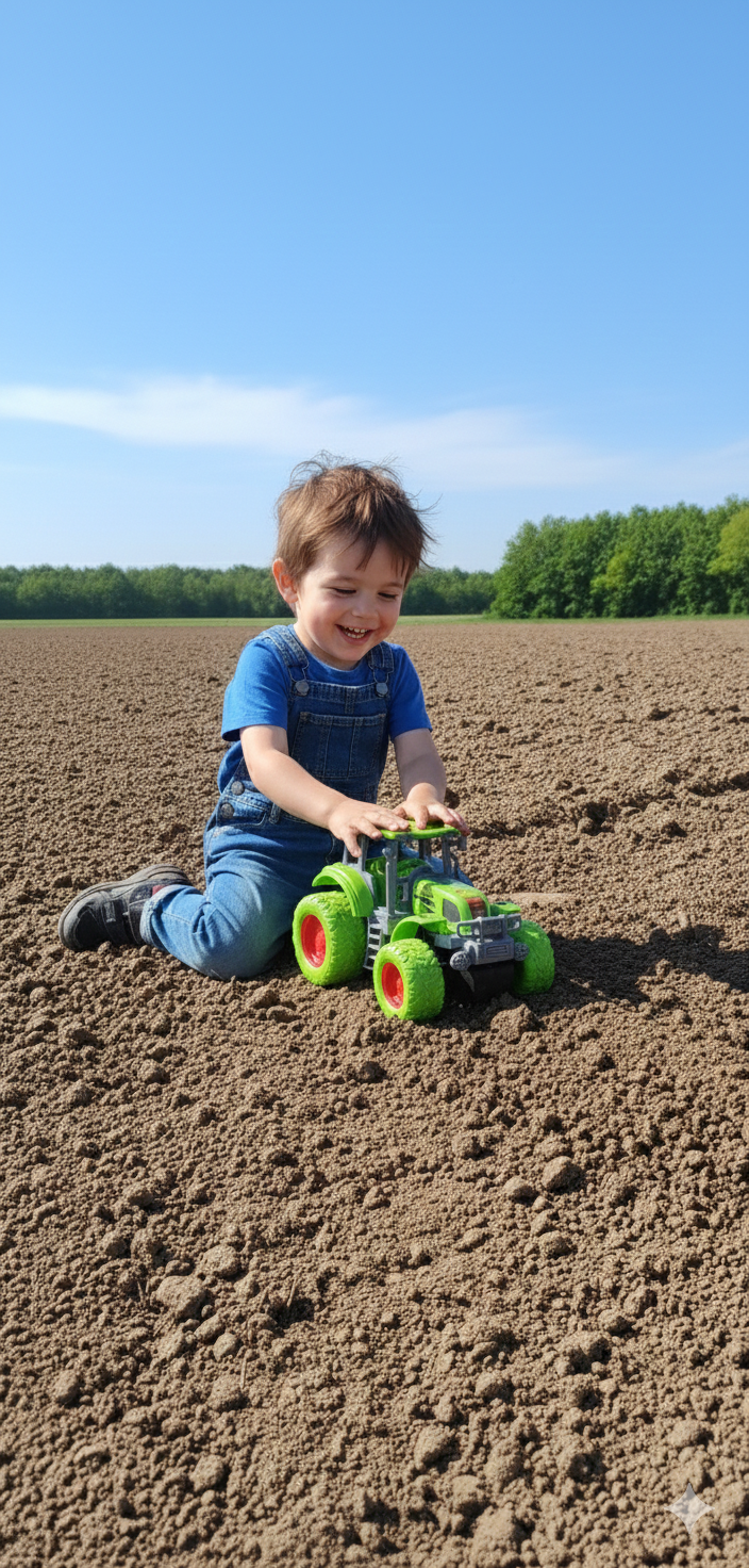 Monster tractor car for kids(friction wheels)