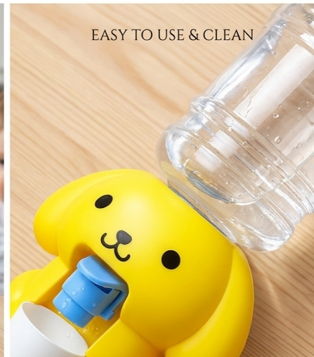 Portable Mini Water Dispenser with Cup – Creative Kitchen Accessory for Children
